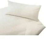 Cotonea Bio Edel-Biber Bettw&auml;sche Classic 135x200 cm + 80x80 cm | natur - beige