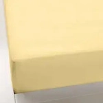 Formesse Jersey Spannbetttuch Bella Gracia 90x190 - 100x220 cm | hellgelb - gelb