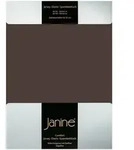Janine Jersey Elastic Spannbetttuch 140x200 cm - 160x220 cm | dunkelbraun - braun