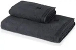 M&ouml;ve Superwuschel Frottier Handtuch XL 60x110 cm | grey - grau