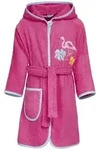 Playshoes Frottee-Bademantel Flamingo pink 134/140 - pink