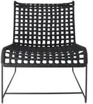 Loungesessel In/Out aus Metall, modernes Design, gepolstert, schwarz, f&uuml;r...