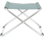 Hocker Chico aus Aluminium, modern und wetterfest, in Salbei, f&uuml;r...