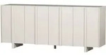 Sideboard Basu aus Kiefernholz, skandinavisches Design, natur hellgrau, 200 cm breit