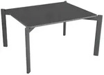 Gartencouchtisch Hallavara, aus Stein und Edelstahl, modern, anthrazit, 56x66 cm