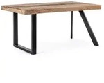 Esstisch Manchester aus Mangoholz, modern mit Metallgestell, naturfarben, 160...