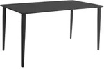 Gartenesstisch Nimes aus Aluminium, modern rechteckig, anthrazit, geeignet f&uuml;r...