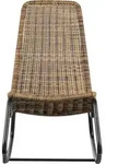 Schaukelstuhl Tom aus Poly-Rattan und Metall, modern, Outdoor geeignet,...