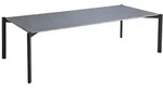 Gartencouchtisch Hallavara aus Stein und Edelstahl, modern, schwarz-grau,...