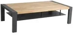 Gartencouchtisch Amesdale, aus Teakholz und Aluminium, modern, natur, 140 cm