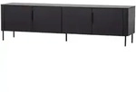TV-Board Gunnar aus FSC-Kiefer, modern, mattschwarz, 200 cm, flexibel...