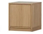 Modulschrank Modulair Eiche lackiert, modern mit Push-to-Open, natur, 44x40 cm, 2