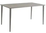 Gartenesstisch Nimes aus Aluminium, modern, beige, 140x78 cm, geeignet f&uuml;r...