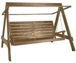 Gartenschaukel Kornhut von Brafab aus Kiefernholz, skandinavischer Stil, braun,...