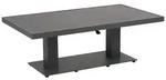 Gartencouchtisch Scale - Aluminium & Keramik, H&ouml;henverstellbar, 140x85 cm,...