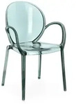 Gartenstuhl Camilla 4er-Set Kunststoff, modern mit Armlehne, stapelbar, mint &ndash; f&uuml;r