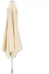 Sonnenschirm Elba Rund, Aluminium und Polyester, mit Knickelement, Natur, &Oslash; 300 cm