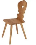 Stuhl Vienna aus Eichenholz, klassisch, natur, zeitloses Design f&uuml;r Dein Zuhause