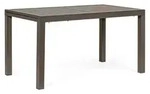 Gartentisch Hilde aus Aluminium, ausziehbar, modern, braun, geeignet f&uuml;r 6&ndash;8