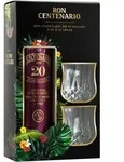 Ron Centenario 20 Fundaci&oacute;n - Set mit 2 Gl&auml;sern - Rum