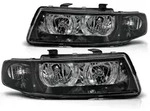 Scheinwerfer Angel Eyes passend f&uuml;r Seat Leon 1M / Toledo 1M Bj. 99-06 Schwarz