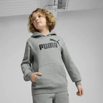 PUMA 684908_03, PUMA ESS No. 1 Logo Fleece-Hoodie Teenager, Kleidung, Grau, 7-8Y kids