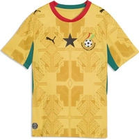 PUMA 783427_02, PUMA Ghana 2026 Ausw&auml;rtstrikot Teenager, Accessoires, Gelb, 11-12Y