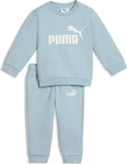 PUMA 686280_48, PUMA Essentials Minicats Crew Jogginganzug Baby, Kleidung, Blau, 4-6M