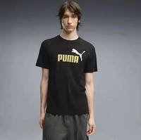 PUMA 684708_56, PUMA Essentials 2 Colour No. 1 Logo T-Shirt Herren, Kleidung,