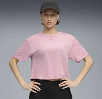 PUMA 527457_65, PUMA CLOUDSPUN Relaxed T-Shirt Damen, Kleidung, Rosa, L