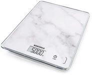 Soehnle Digitale K&uuml;chenwaage Page Compact 300 Marmor aus Glas