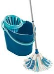Leifheit Wischmop-Set Power Mop 3in1, speziell f&uuml;r Fliesen und Steinb&ouml;den