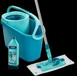Leifheit Bodenwischer-Set CLEAN TWIST M Ergo mit Kraftreiniger, f&uuml;r alle glatten