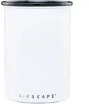 Airscape Edelstahl-Aromabeh&auml;lter 500g wei&szlig; matt (AS2007) - Jura Herstellergarantie,