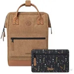 CABAIA Adventurer DUBAI Velvet Recyled Rucksack Medium Brown