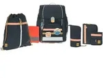 L&auml;ssig Schulranzen Set 7-teilig, Boxy Unique dark blue Ocean Edition