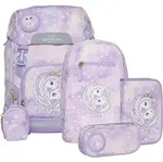 Beckmann Schulranzenset Classic 22 - 6-Tlg. Set Unicorn Princess Purple