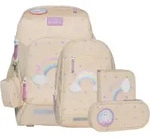 Beckmann Schulranzenset Active Air FLX - 6-Tlg. Set Yellow Heart