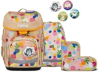 ergobag 01510-90353-10, ergobag cubo Schulranzen-Set Flower PowB&auml;r