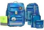 L&auml;ssig Schulranzen Set 7-teilig, Boxy gradient green/blue