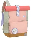 L&auml;ssig Kinderrucksack - Medium Rolltop Backpack Sunny Explorer Rosa Pink