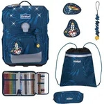 Scout Neo Schulranzen-Set 4 teilig LED Rocket Rider