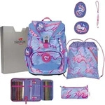 DerDieDas ErgoFlex Light Superflash Magic Unicorn Schulranzenset 5-teilig
