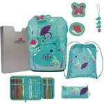 DerDieDas ErgoFlex Tiny Butterfly Garden Schulranzenset 5-teilig