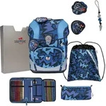 DerDieDas ErgoFlex Tiny Dark Dragon Schulranzenset 5-teilig