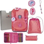 DerDieDas ErgoFlex Tiny Superflash Coral Reef Schulranzenset 5-teilig