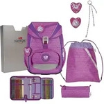 DerDieDas ErgoFlex Light Purple Unicorn Schulranzenset 5-teilig