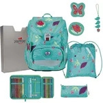 DerDieDas ErgoFlex Light Butterfly Garden Schulranzenset 5-teilig