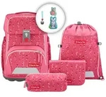 Step by Step BASIS Schulranzen-Set "Pink Bubbles", 4-teilig