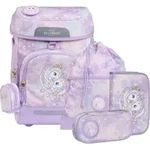 Beckmann Schulranzenset Plus Air 6-teiliges Set Unicorn Princess Purple